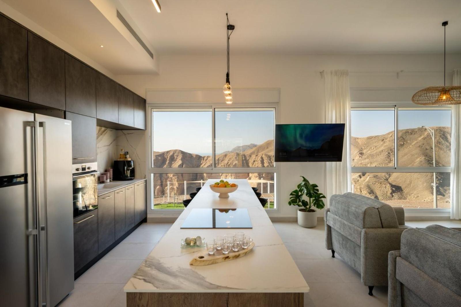 Mountain And Sea View - Penthouse With Private Pool Daire Eilat Dış mekan fotoğraf