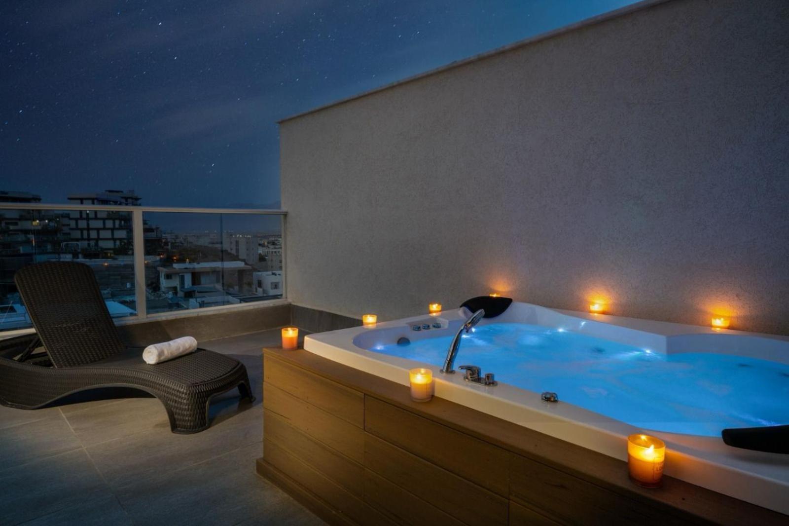 Mountain And Sea View - Penthouse With Private Pool Daire Eilat Dış mekan fotoğraf